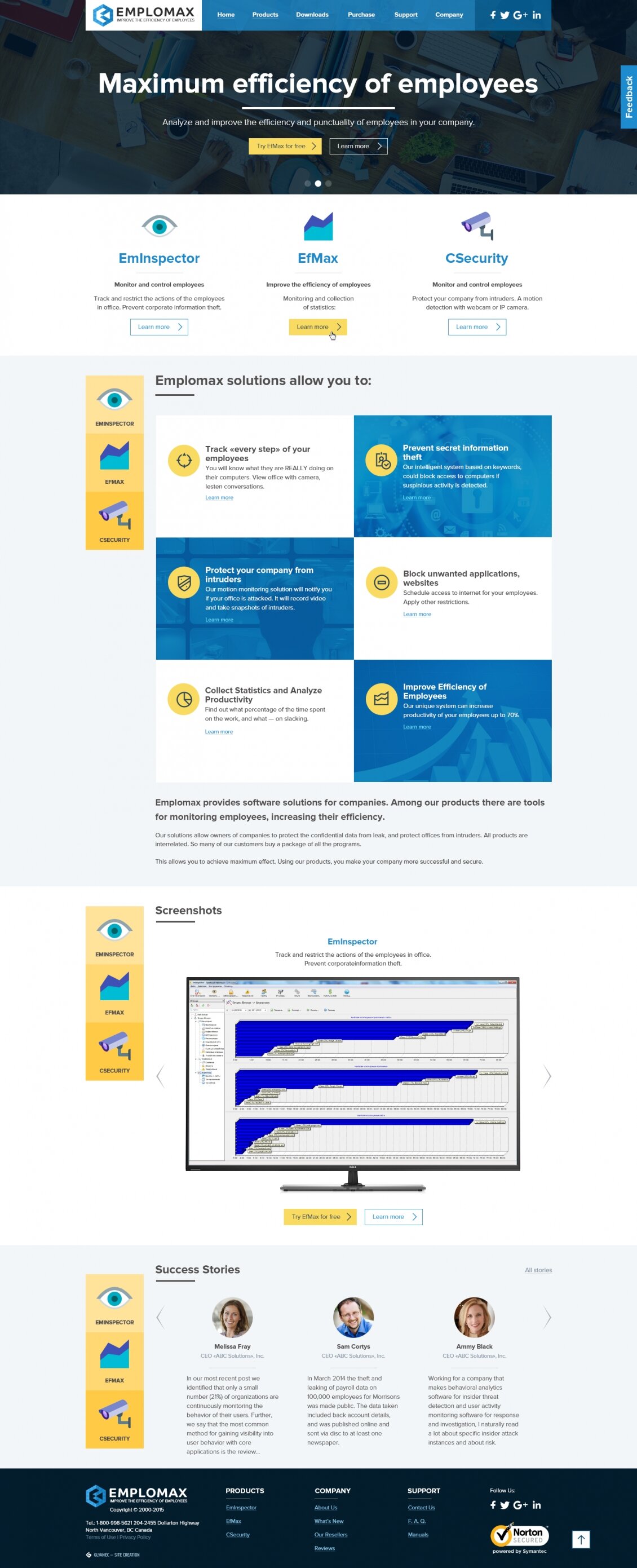 ™ Глянец, студия веб-дизайна - Корпоративное программное обеспечение &quot;Emplomax&quot;_8