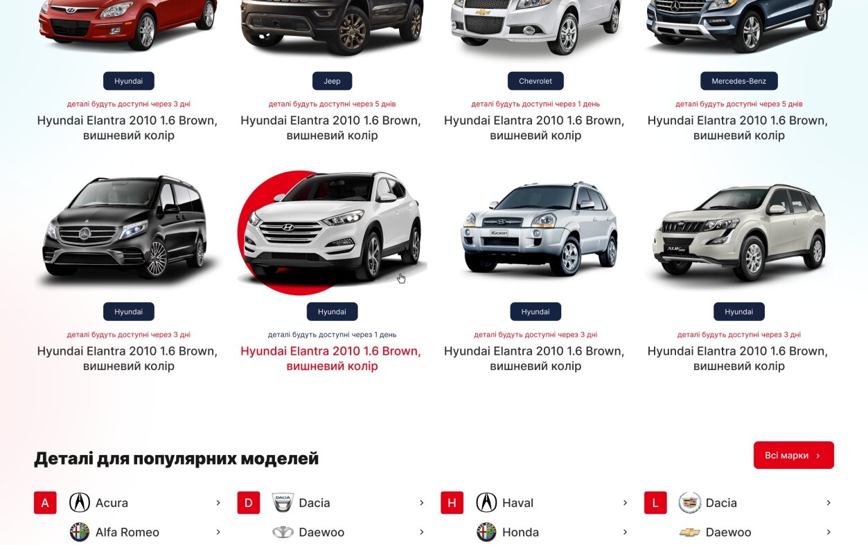 ™ Глянець, студія веб-дизайну — Інтернет-магазин Varosh auto parts_3