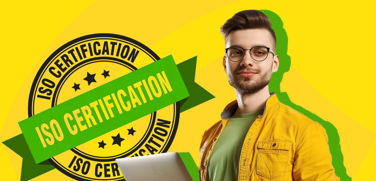 What is the importance of ISO certification for a website and how does it increase trust and recognition?