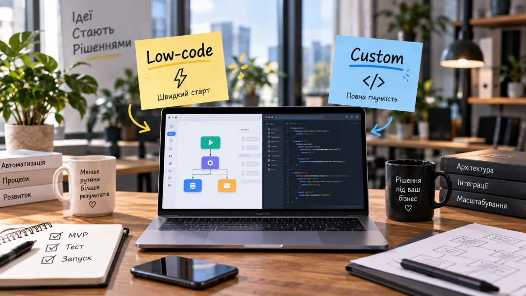 Low-code чи custom-розробка: як обрати без переплати та технічного боргу