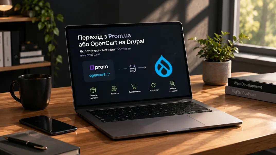Перехід з Prom.ua або OpenCart на Drupal: як перенести магазин і зберегти важливі дані