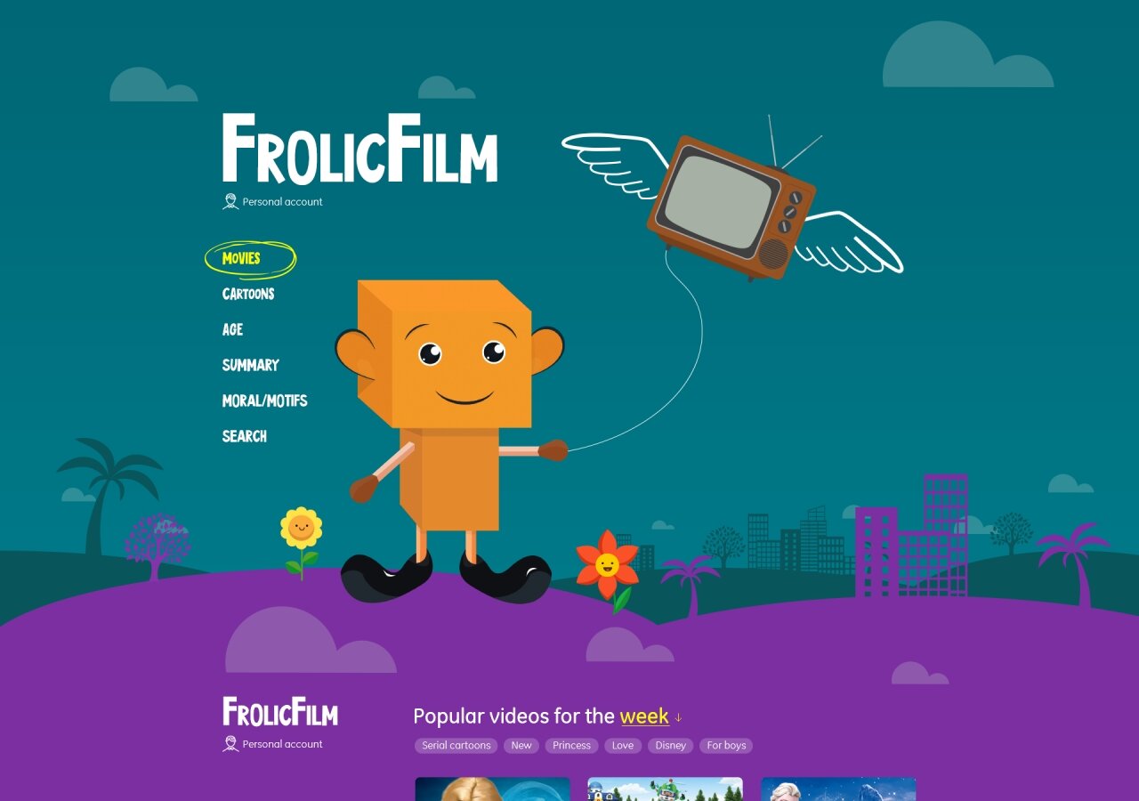 FrolicFilm On tablet