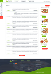 ™ Глянець, студія веб-дизайну — Сайт для доставки їжі_2