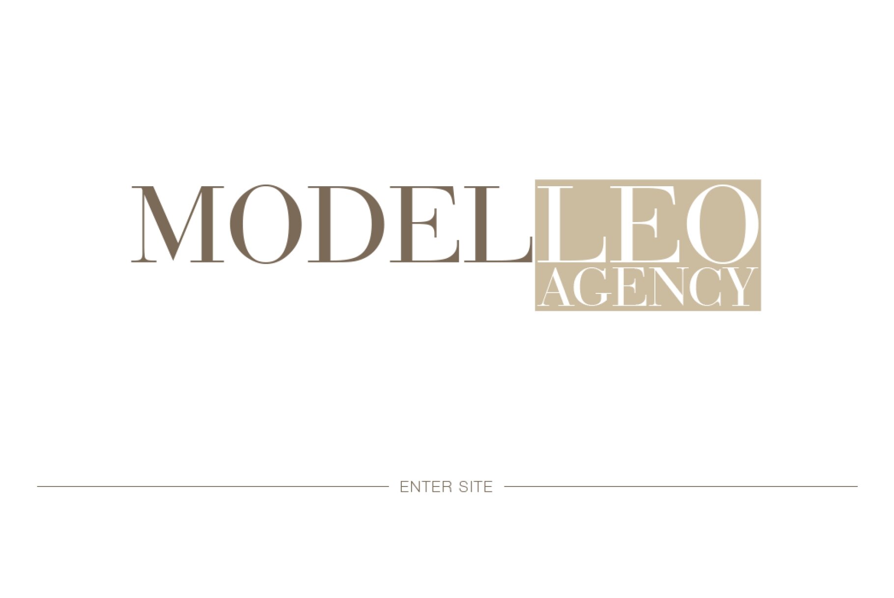 ™ Глянець, студія веб-дизайну — Model agency «ModelLeo»_1