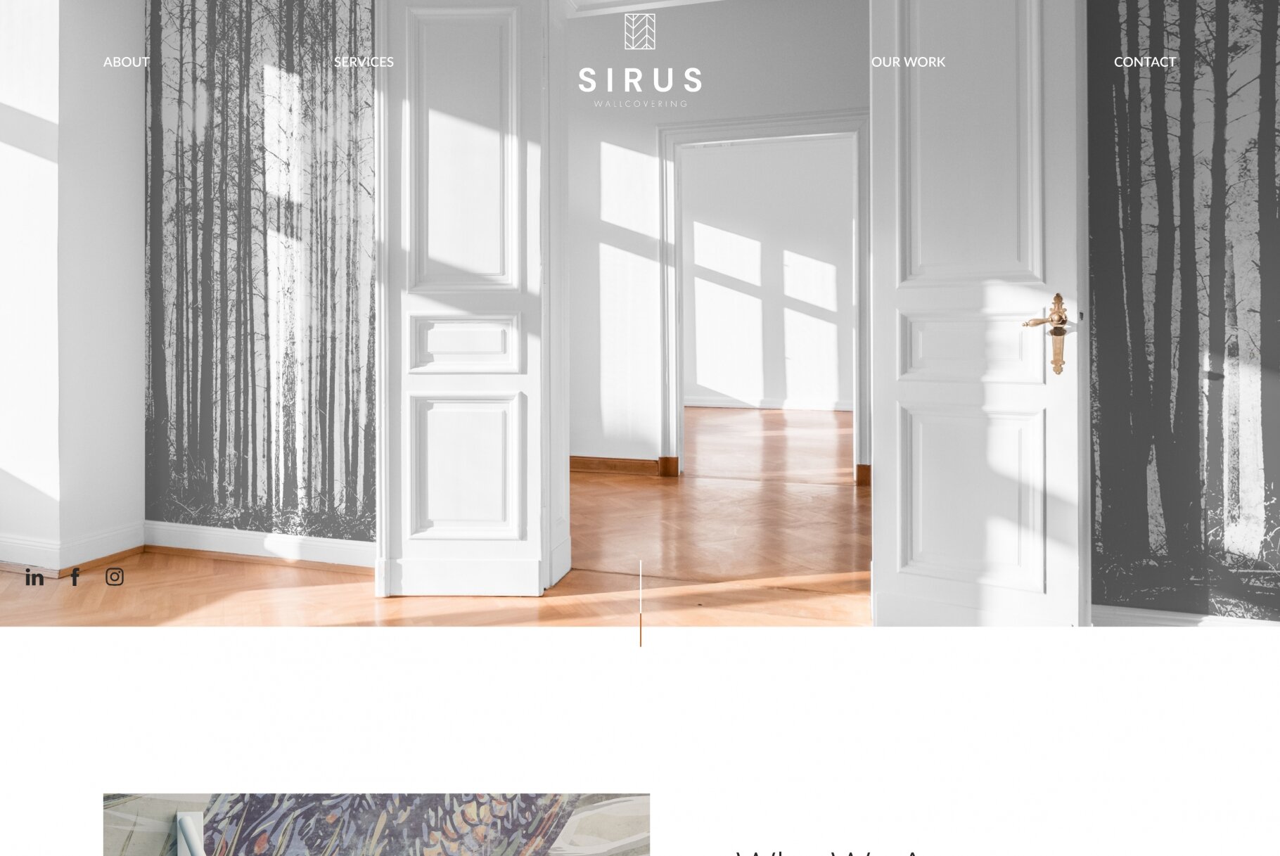 ™ Глянець, студія веб-дизайну — Промо-сайт Sirus Wallcovering_0