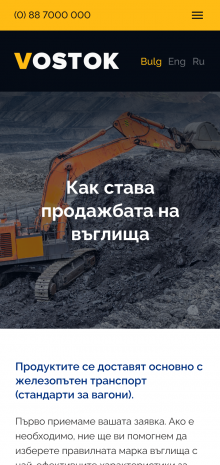 ™ Глянець, студія веб-дизайну — Promotional site for Vostok-energy_13