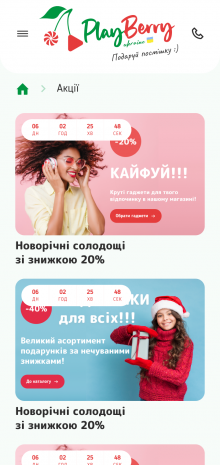 ™ Глянець, студія веб-дизайну — Playberry online store_9