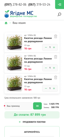 ™ Глянець, студія веб-дизайну — Online store for &quot;Yagidne&quot; farm_17