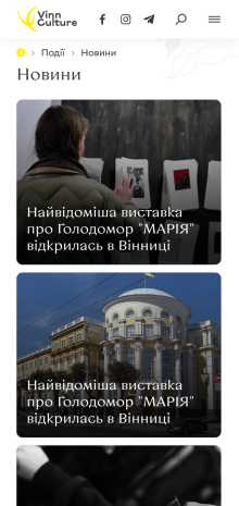 ™ Глянець, студія веб-дизайну — Vinn Culture – the cultural life of Vinnytsia_16