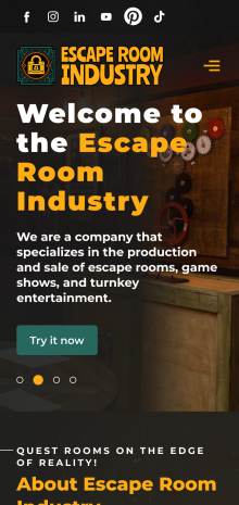 ™ Глянець, студія веб-дизайну — Корпоративний сайт для компанії Escape Room Industry_9