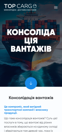 ™ Глянець, студія веб-дизайну — Top Cargo promo site_17