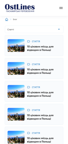 ™ Глянець, студія веб-дизайну — Сайт транспортної компанії «OstLines»_12