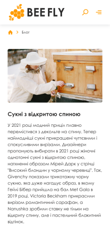 ™ Глянець, студія веб-дизайну — Online store for the BeeFly company_12