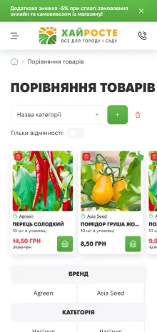 ™ Глянець, студія веб-дизайну — Online store HaiRoste_22