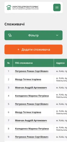 ™ Глянець, студія веб-дизайну — Die Website der einzelnen Funktionalität UKRSPETSPROEKTSSERVIS_20