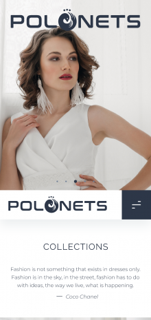 ™ Глянець, студія веб-дизайну — Promotional site for Oksana Polonets design studio_8