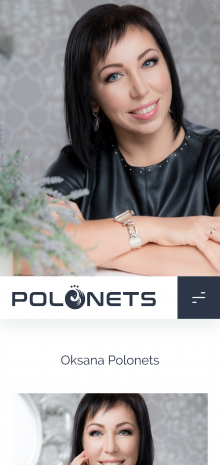 ™ Глянець, студія веб-дизайну — Promotional site for Oksana Polonets design studio_9