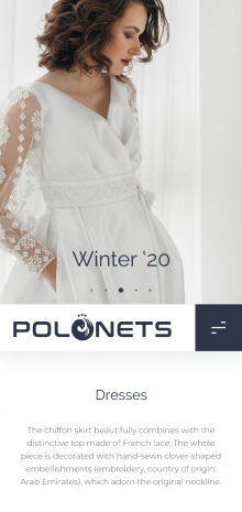 ™ Глянець, студія веб-дизайну — Promotional site for Oksana Polonets design studio_10