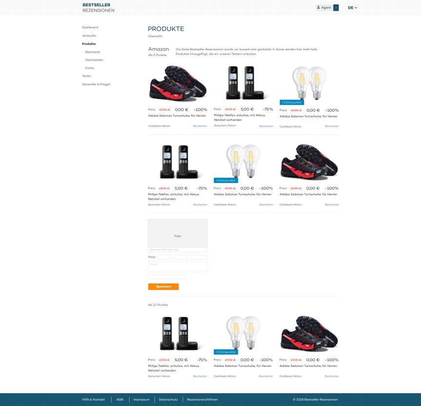 interior page design on the topic Unternehmen und Produktion — Платформа відгуків Bestseller-rezensionen 67