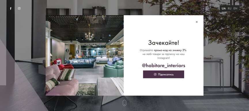 interior page design on the topic Budowa i naprawa — Sklep internetowy z wyposażeniem wnętrz HABITARE 39