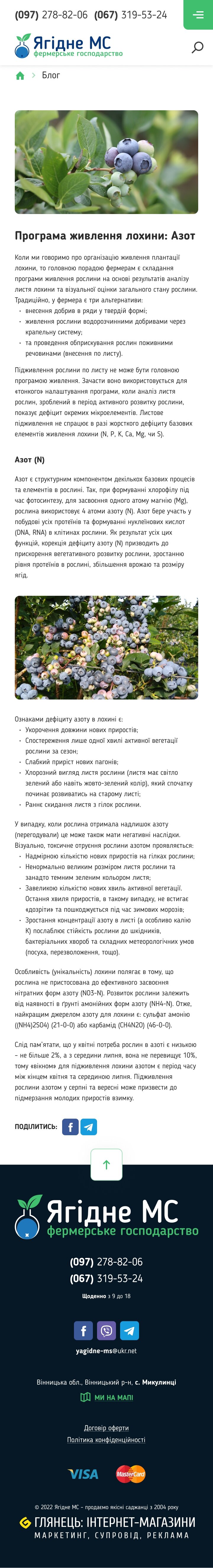 ™ Глянець, студія веб-дизайну — Інтернет-магазин для фермерського господарства «Ягідне»_37