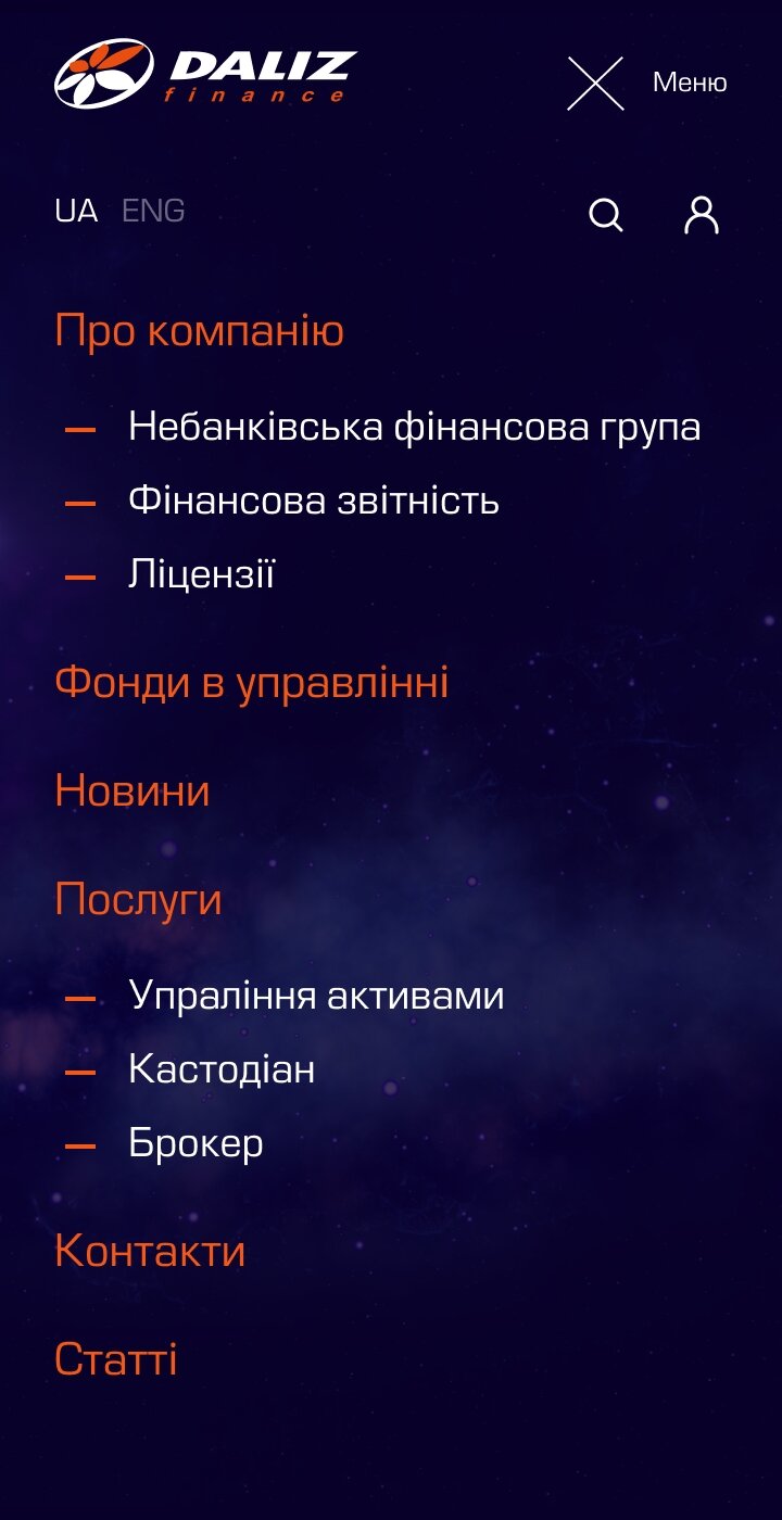 ™ Глянець, студія веб-дизайну — Промо-сайт для компанії Daliz Finance, яка надає професійні фінансові послуги_20