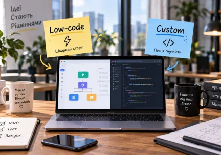 Low-code чи custom-розробка: як обрати без переплати та технічного боргу