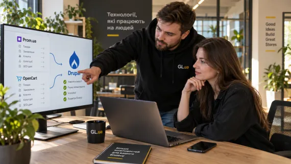 Wechsel von Prom.ua oder OpenCart zu Drupal: So übertragen Sie den Shop und speichern wichtige Daten