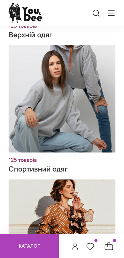 ™ Глянець, студія веб-дизайну — You&amp;Dee online store_19